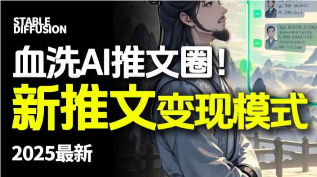最新AI动态电影漫画小说推文，全流程实操教学，小白也能月入1万+-小七创业网-短视频自媒体创业项目资源网